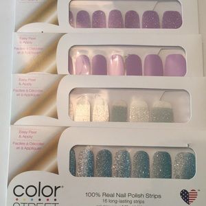 Color street lot of 4 packs